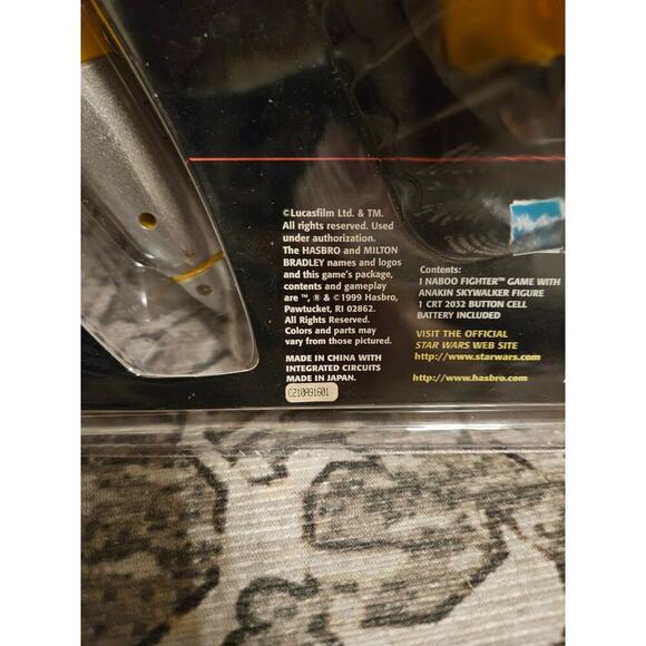 1999 Star Wars Episode I Electronic Hand-Held Naboo Fighter Game NOS - Picture 6 of 6